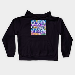 Abstract by Orchid 5316 Kids Hoodie